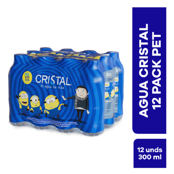 AGUA CRISTAL 12U 300ML PACK